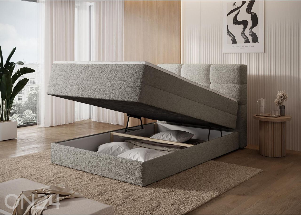 Jenkkisänky vuodevaatelaatikolla Kasped 120x200 cm kuvasuurennos