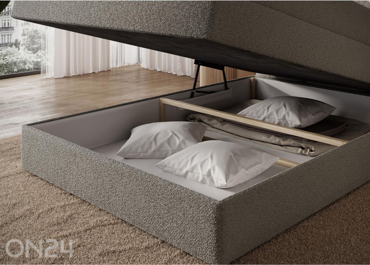 Jenkkisänky vuodevaatelaatikolla Kasped 120x200 cm kuvasuurennos