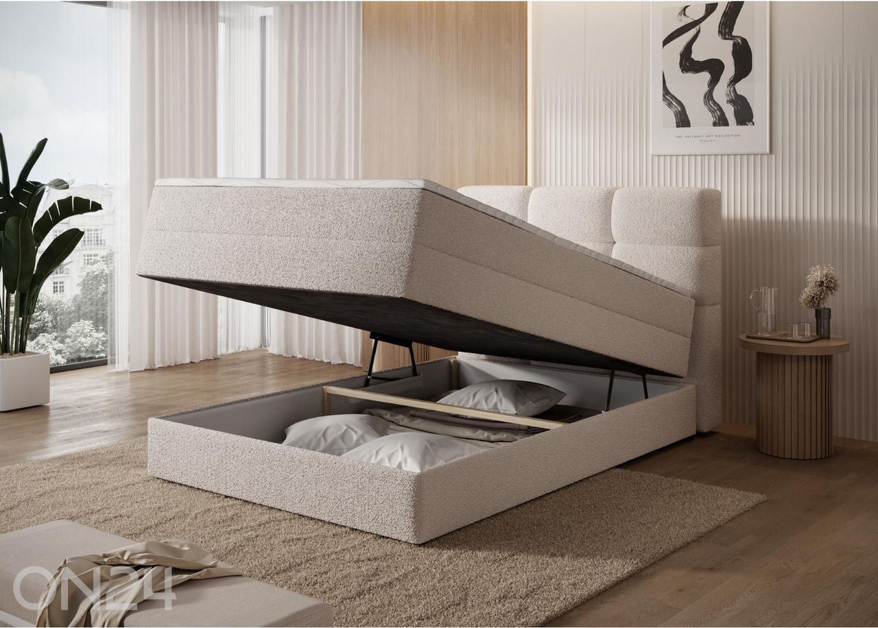 Jenkkisänky vuodevaatelaatikolla Kasped 120x200 cm kuvasuurennos