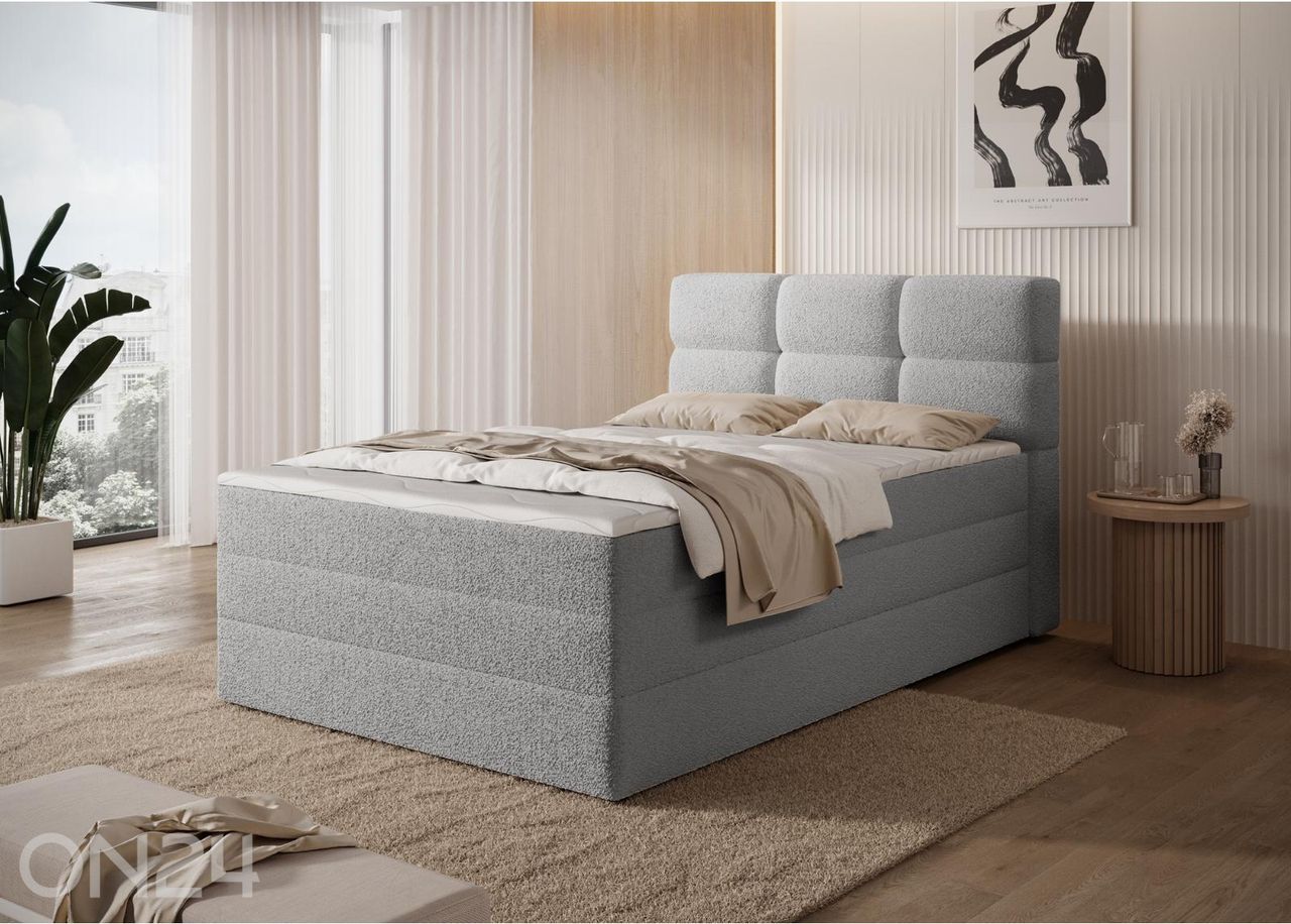 Jenkkisänky vuodevaatelaatikolla Kasped 140x200 cm kuvasuurennos