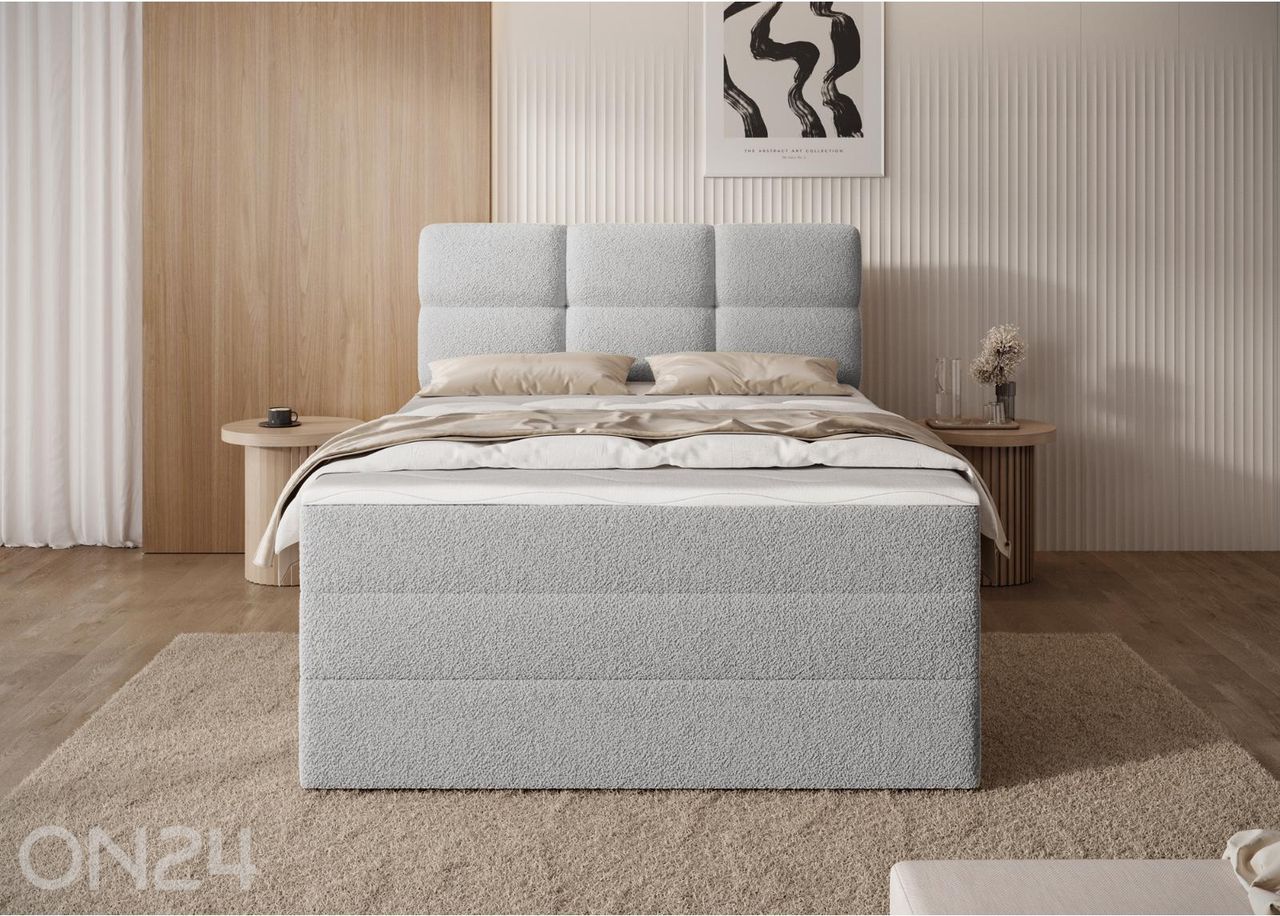 Jenkkisänky vuodevaatelaatikolla Kasped 140x200 cm kuvasuurennos