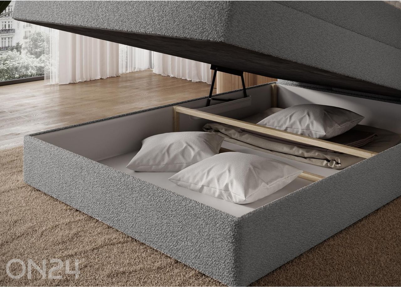 Jenkkisänky vuodevaatelaatikolla Kasped 140x200 cm kuvasuurennos