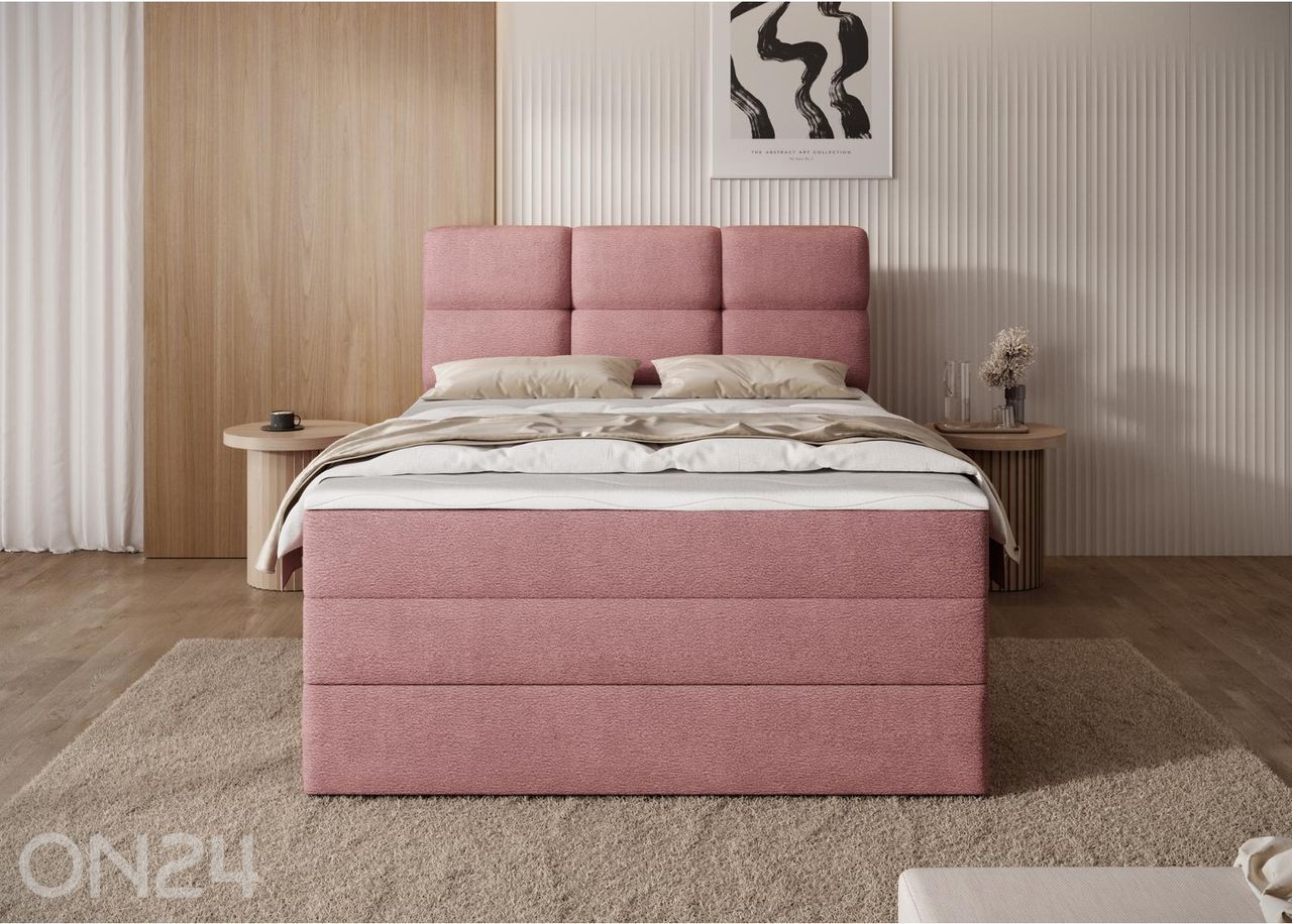 Jenkkisänky vuodevaatelaatikolla Kasped 140x200 cm kuvasuurennos