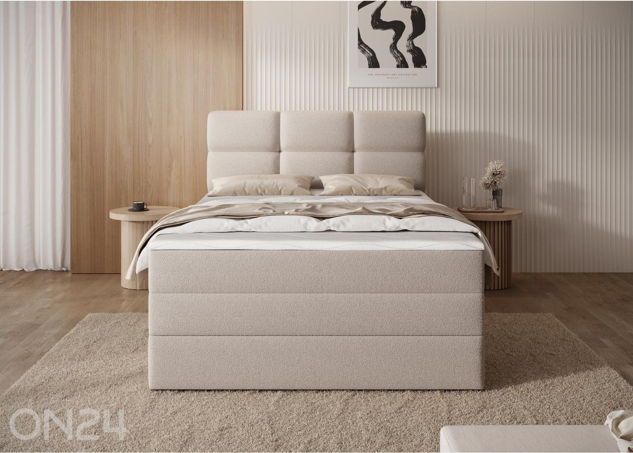 Jenkkisänky vuodevaatelaatikolla Kasped 140x200 cm kuvasuurennos