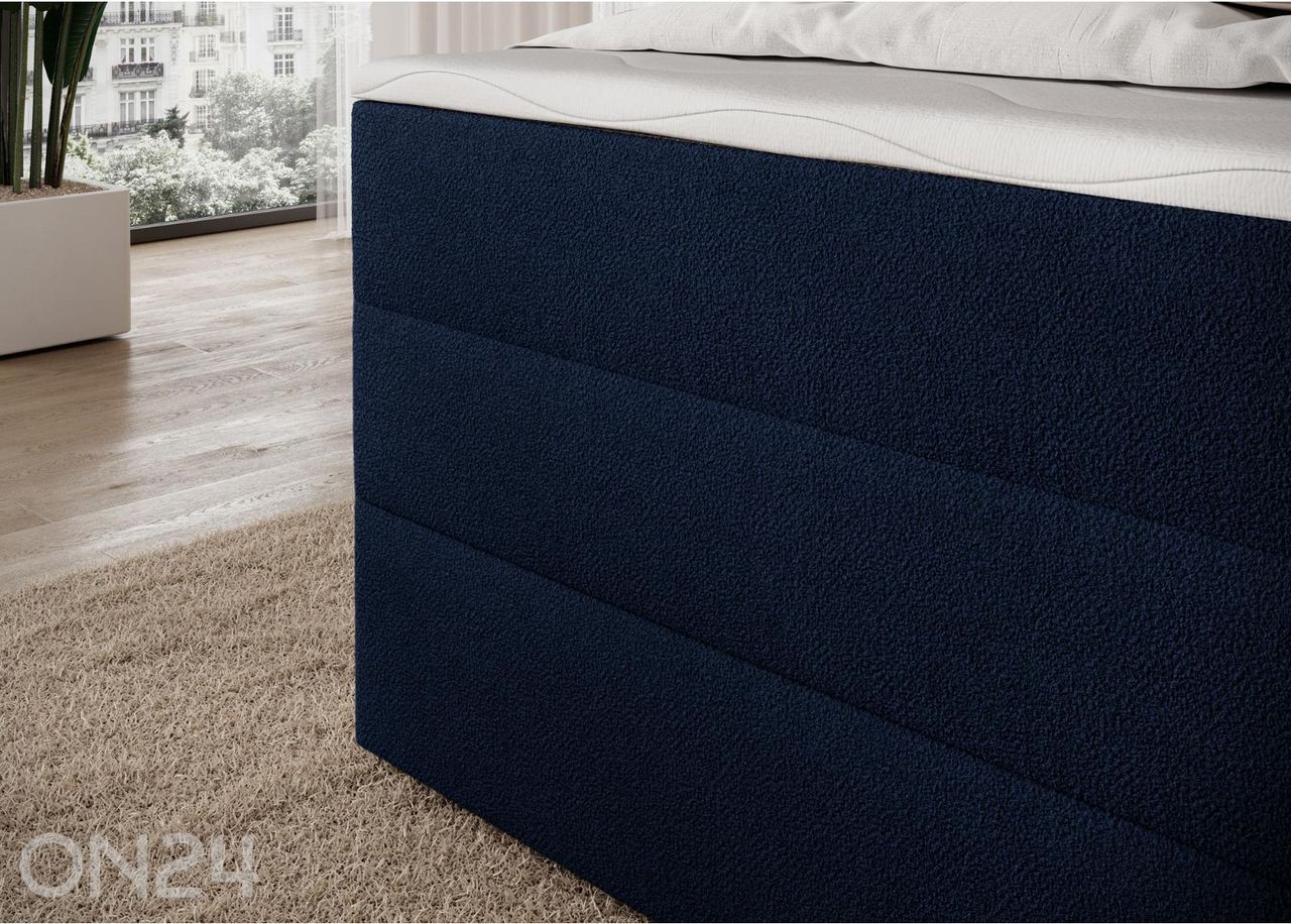 Jenkkisänky vuodevaatelaatikolla Kasped 140x200 cm kuvasuurennos