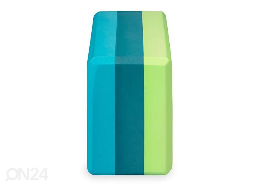 Joogatiili Gaiam Teal Tonal Tri kuvasuurennos