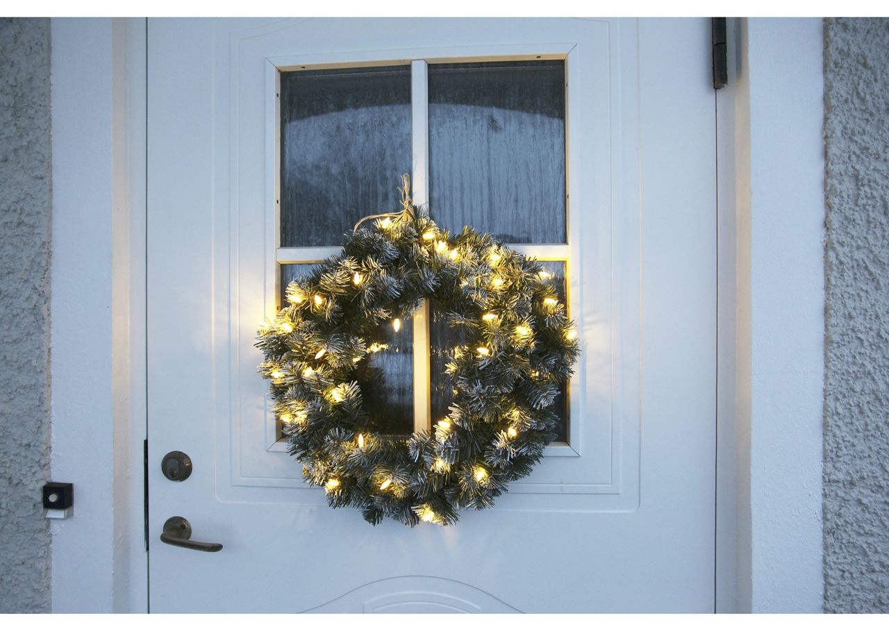 Jouluseppele LED valoilla 50 cm kuvasuurennos
