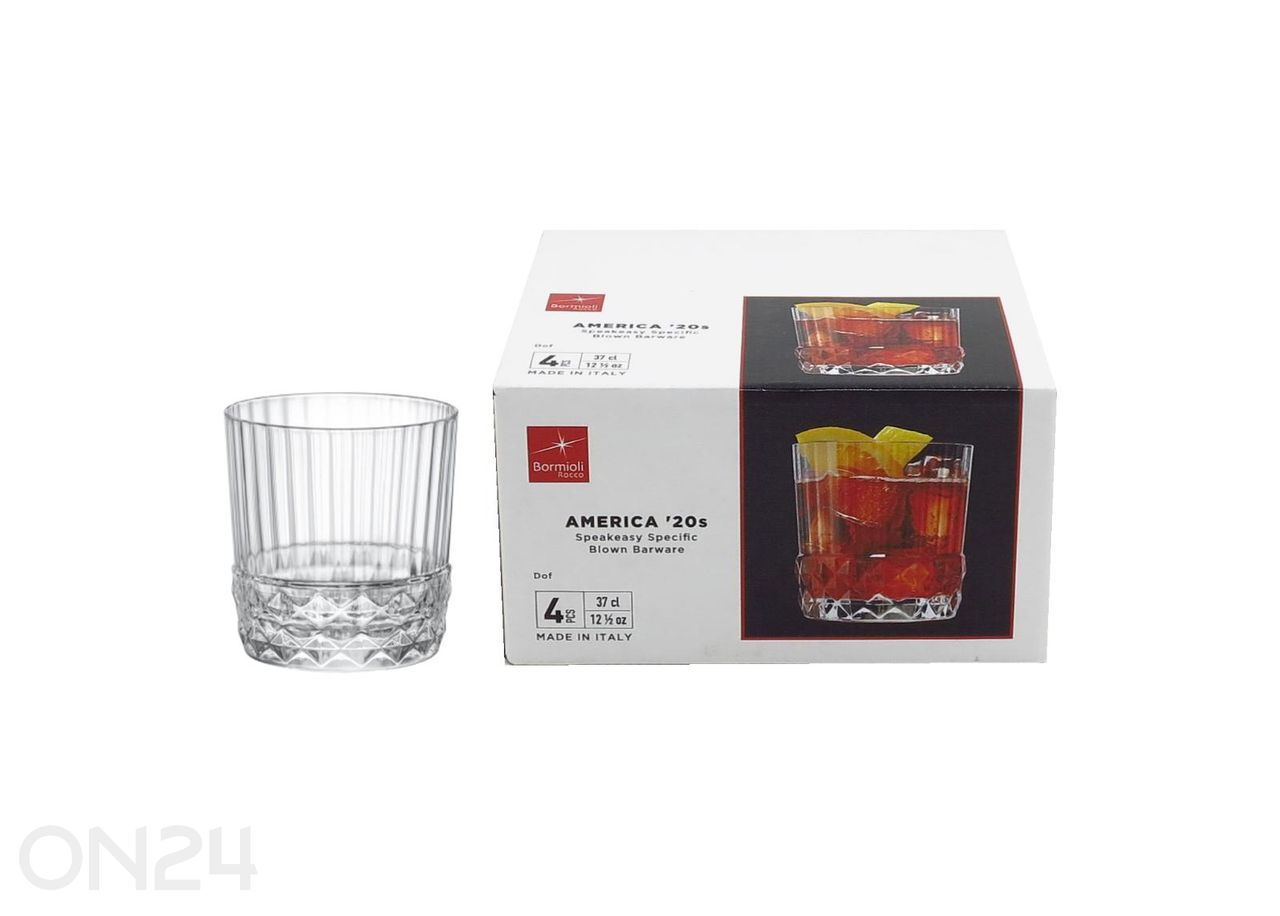 Juomalasi America'20s 37 cl, 4 kpl kuvasuurennos