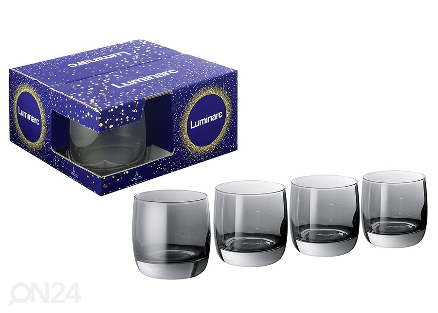 Juomalasi Shiny Graphit 31 cl, 4 kpl kuvasuurennos