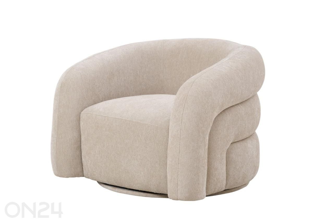 Kääntyvä nojatuoli Curvelo, beige kuvasuurennos