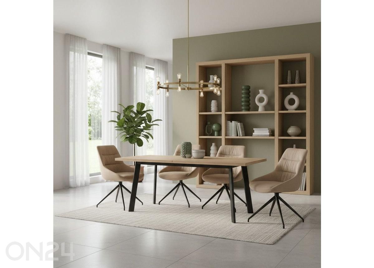 Kääntyvä tuoli Birge karri kuvasuurennos