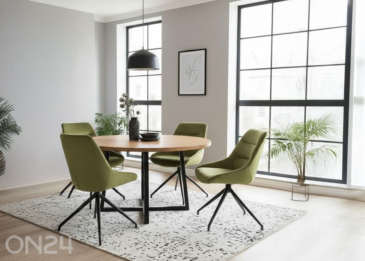 Kääntyvä tuoli Birge karri kuvasuurennos