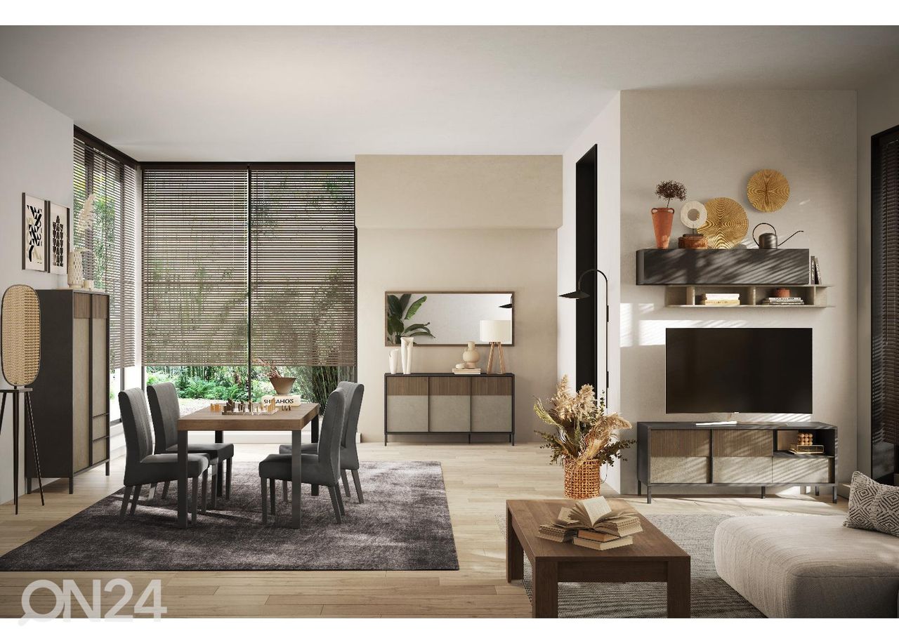 Kaappi/hylly 106 cm, beige/mercury kuvasuurennos