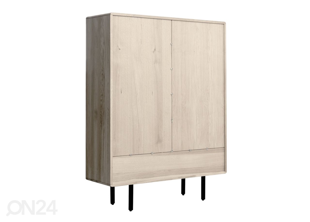 Kaappi Tokyo 107 cm, valkoinen öljy kuvasuurennos