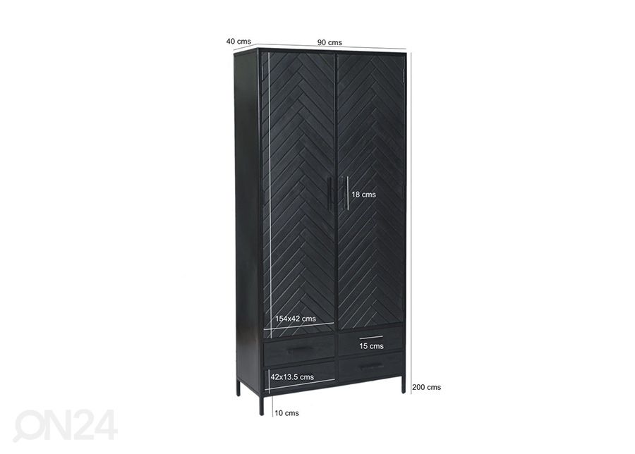 Kaappi York 90 cm kuvasuurennos