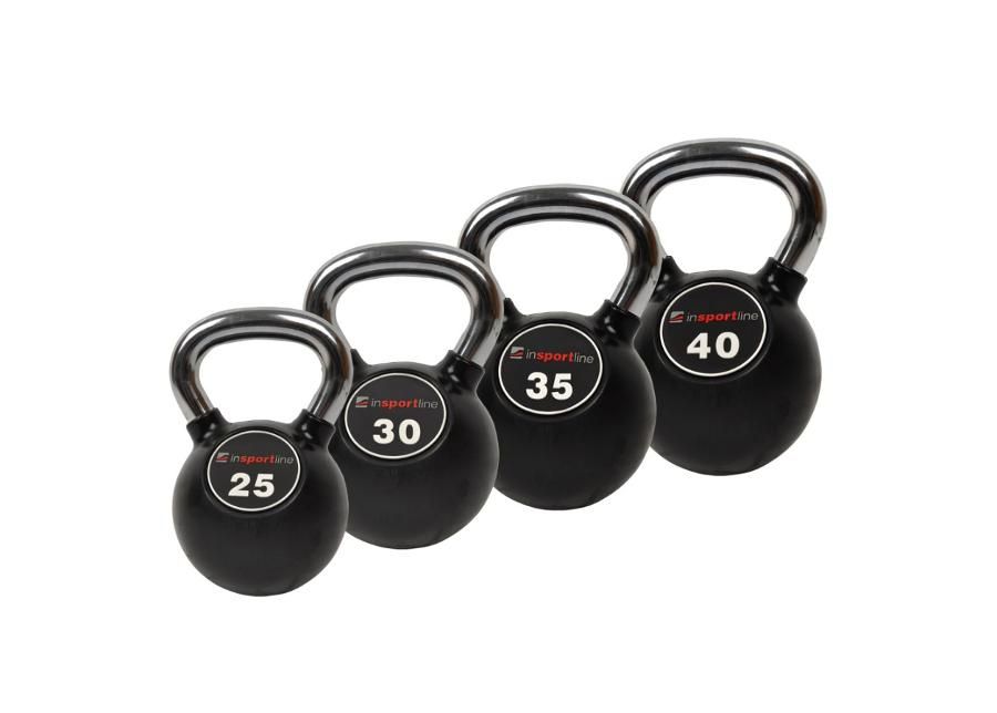 Kahvakuula 30 kg inSPORTline kumitettu kuvasuurennos