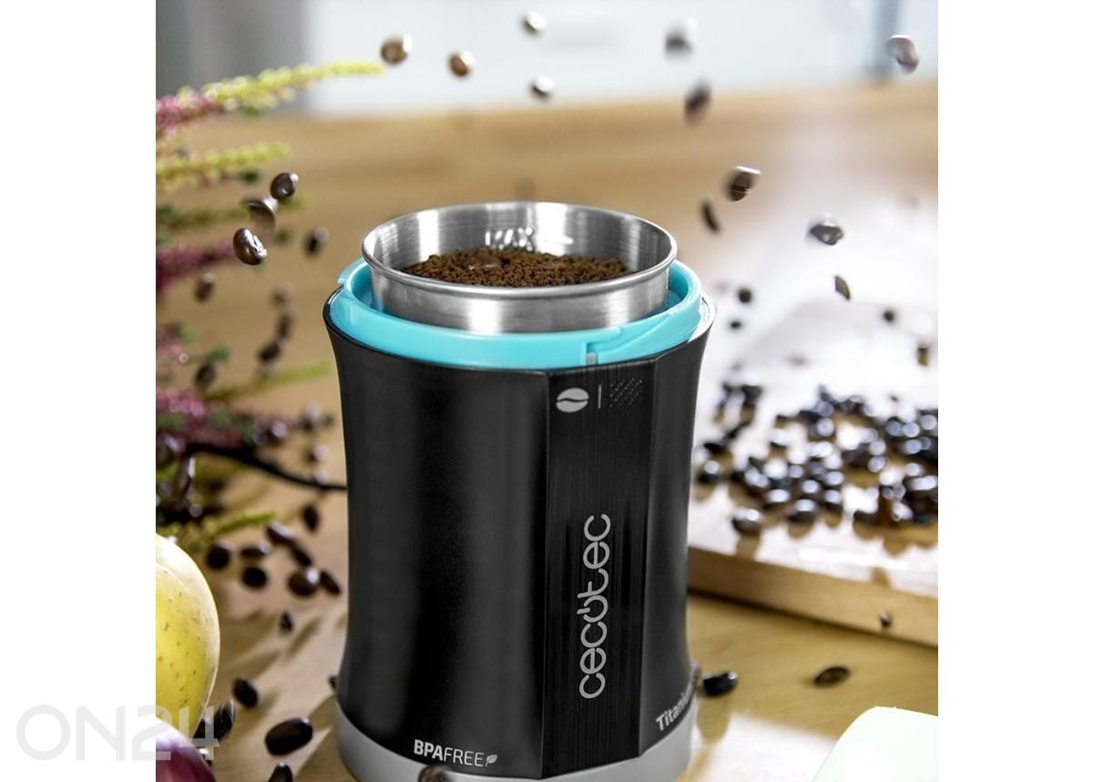 Kahvi- ja maustemylly TitanMill 200, musta kuvasuurennos