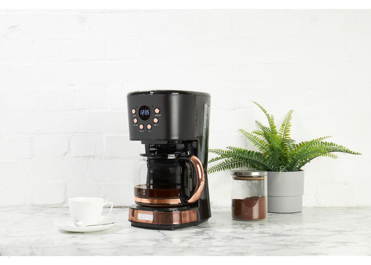 Kahvinkeitin Haden Black&Copper 1,8 L, musta kuvasuurennos