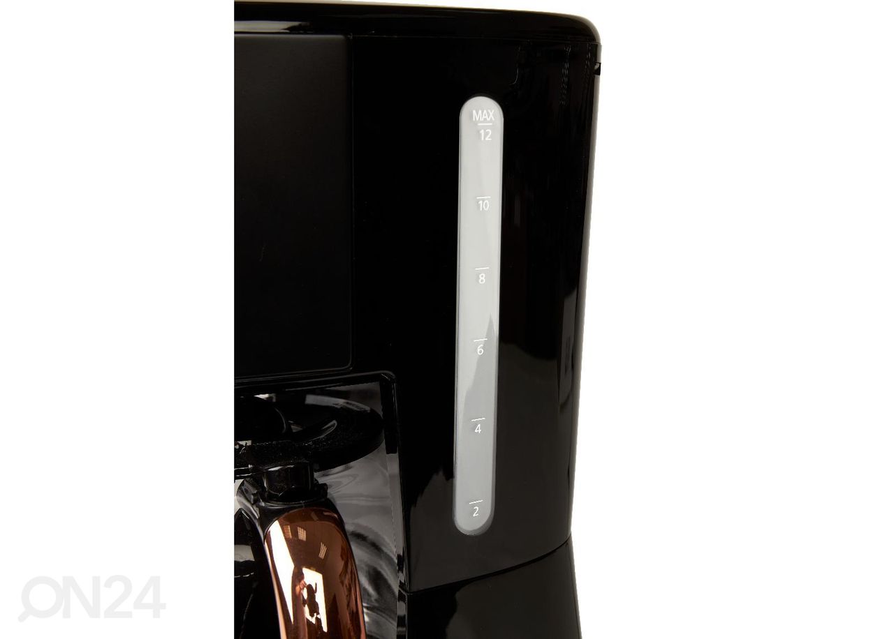 Kahvinkeitin Haden Black&Copper 1,8 L, musta kuvasuurennos