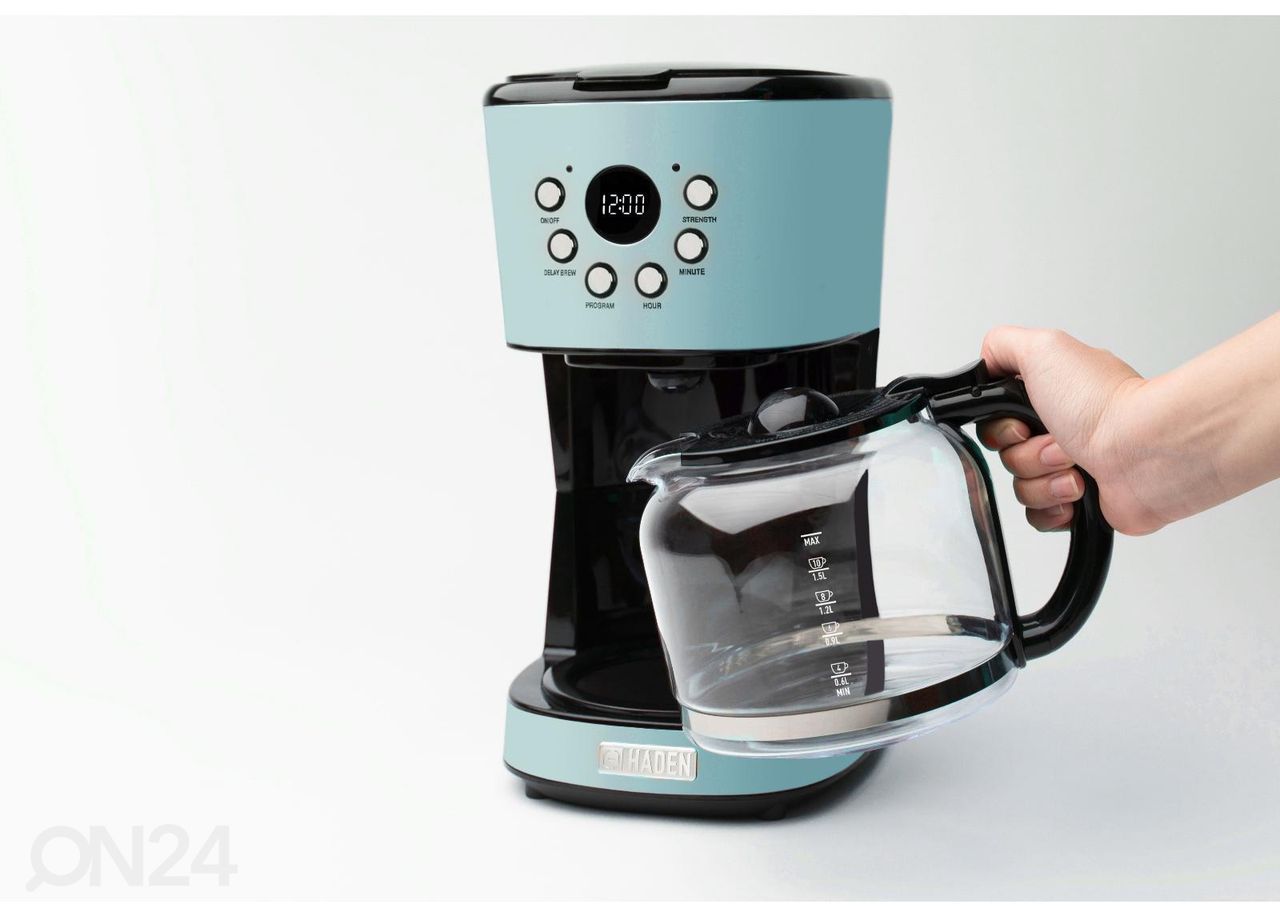Kahvinkeitin Haden Heritage 1,8 L, turkoosi kuvasuurennos