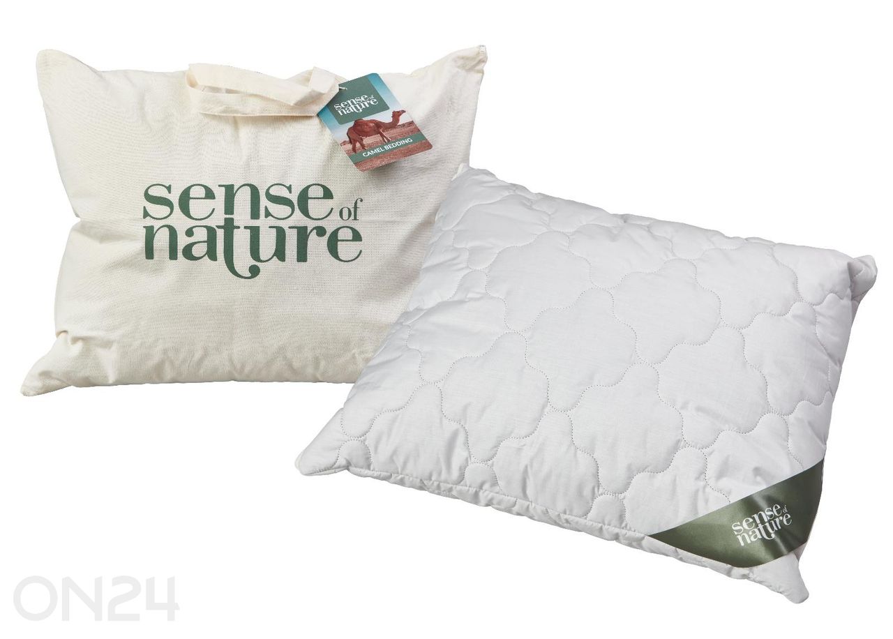 Kameli villasta tyyny 50x60 cm kuvasuurennos