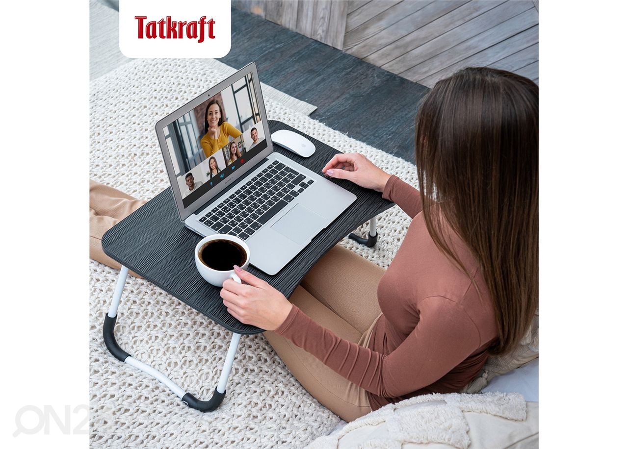 Kannettavan tietokoneen teline / tarjoilualusta Tatkraft Olafi kuvasuurennos