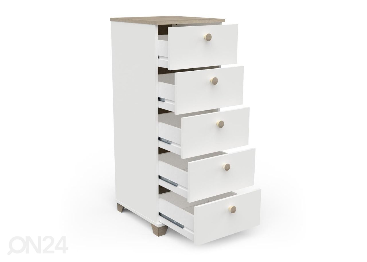 Kapea lipasto laatikoilla Izzy 40 cm kuvasuurennos