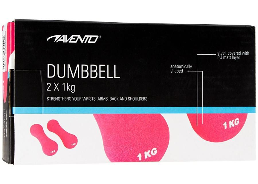 Käsipainot 1 kg Avento kuvasuurennos