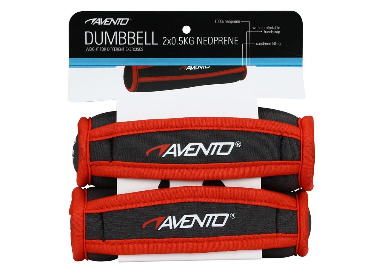 Käsipainot 2 x 0,5 kg Avento kuvasuurennos
