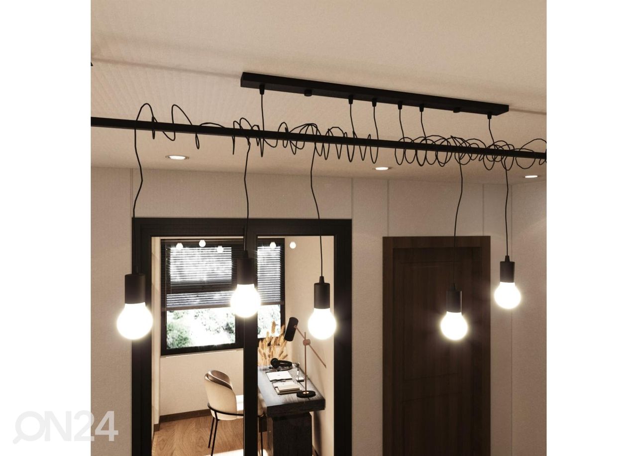 Kattokruunu Salamanca 6, musta kuvasuurennos