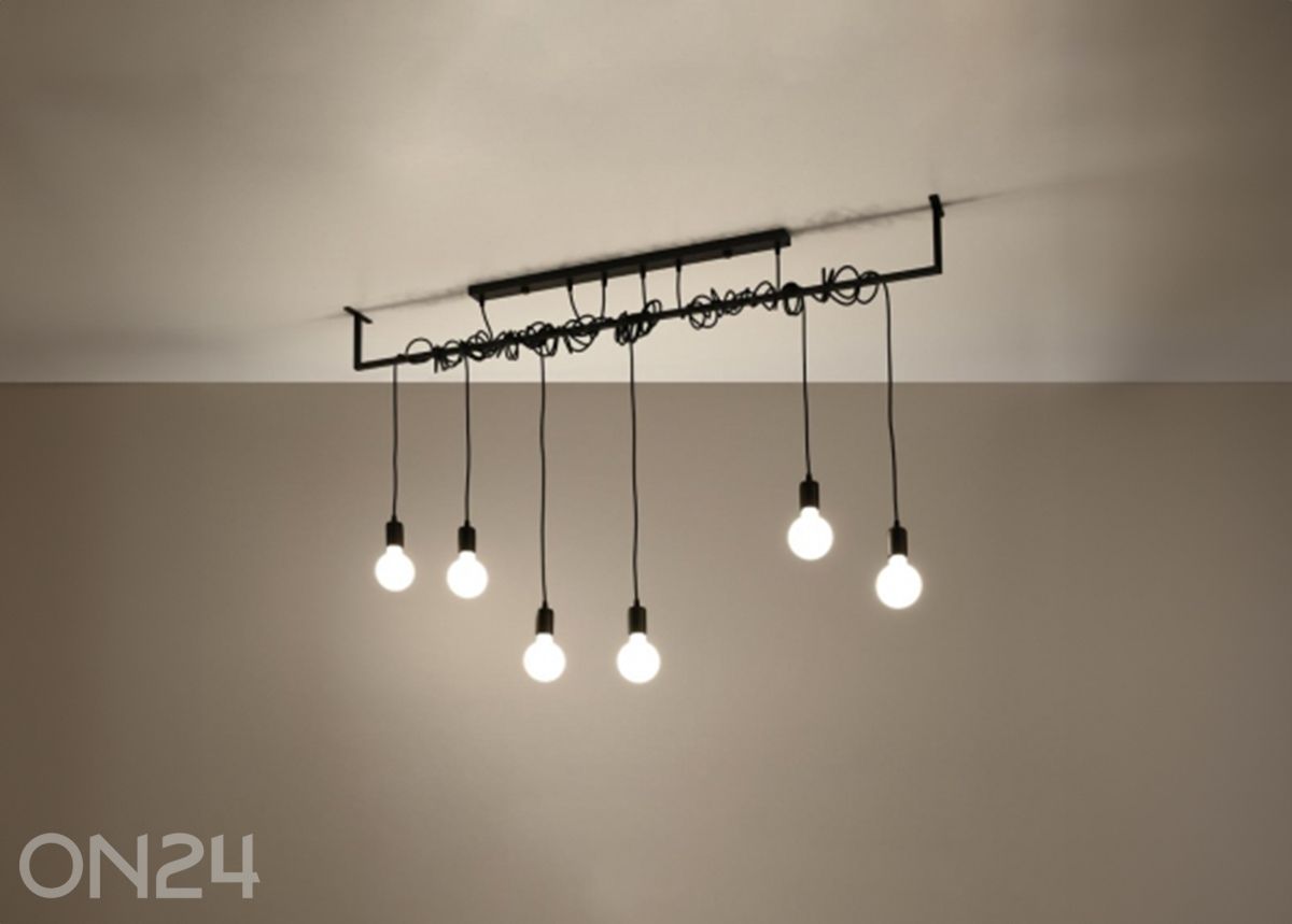 Kattokruunu Salamanca 6, musta kuvasuurennos