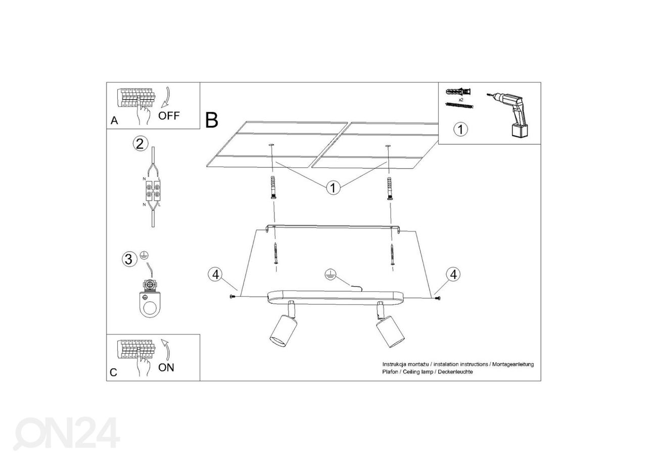 Kattovalaisin Fornes 2, musta kuvasuurennos