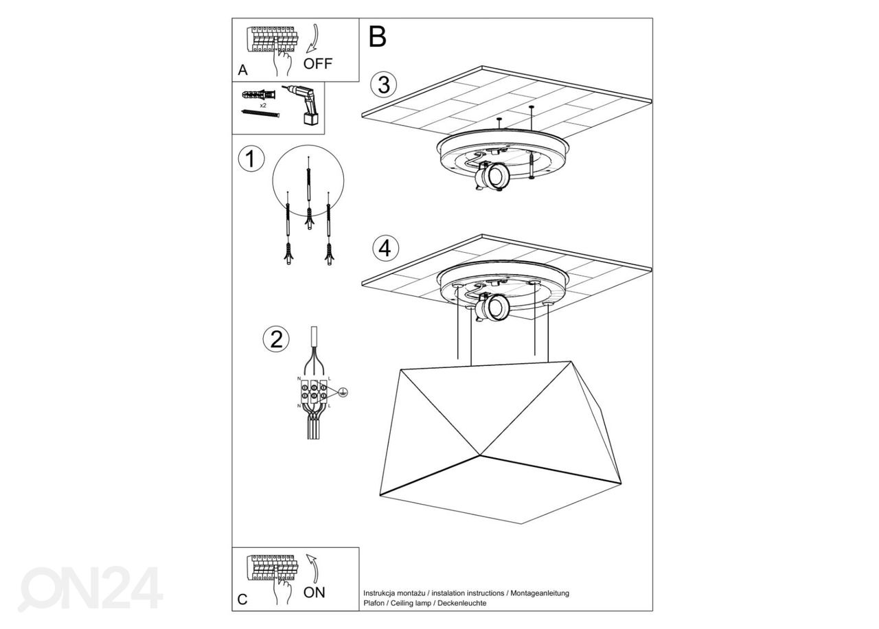 Kattovalaisin Hexa 25 kuvasuurennos