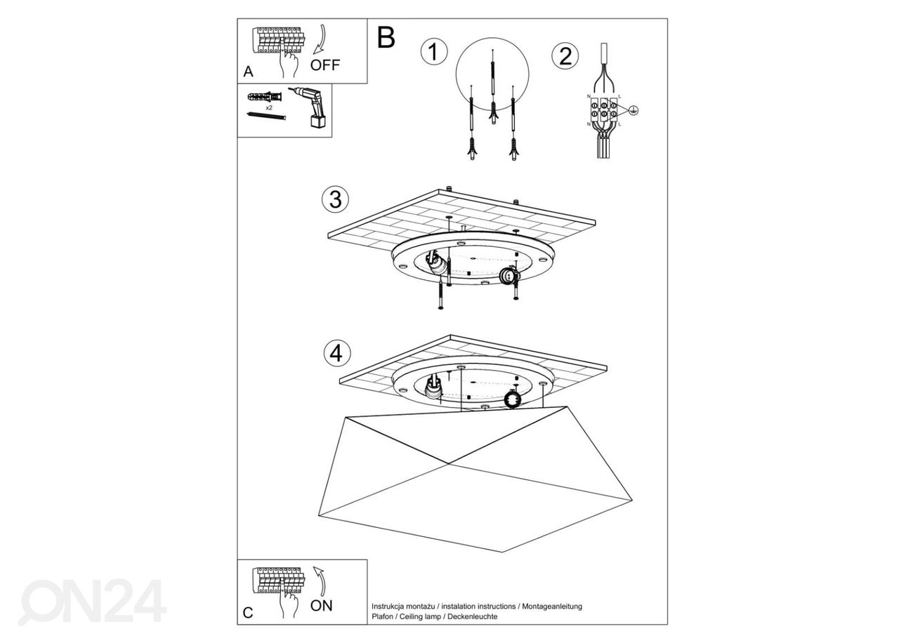 Kattovalaisin Hexa 35 kuvasuurennos
