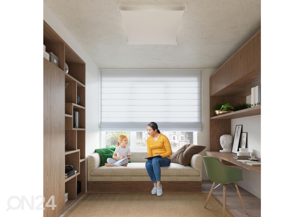 Kattovalaisin Luna 3, valkoinen kuvasuurennos