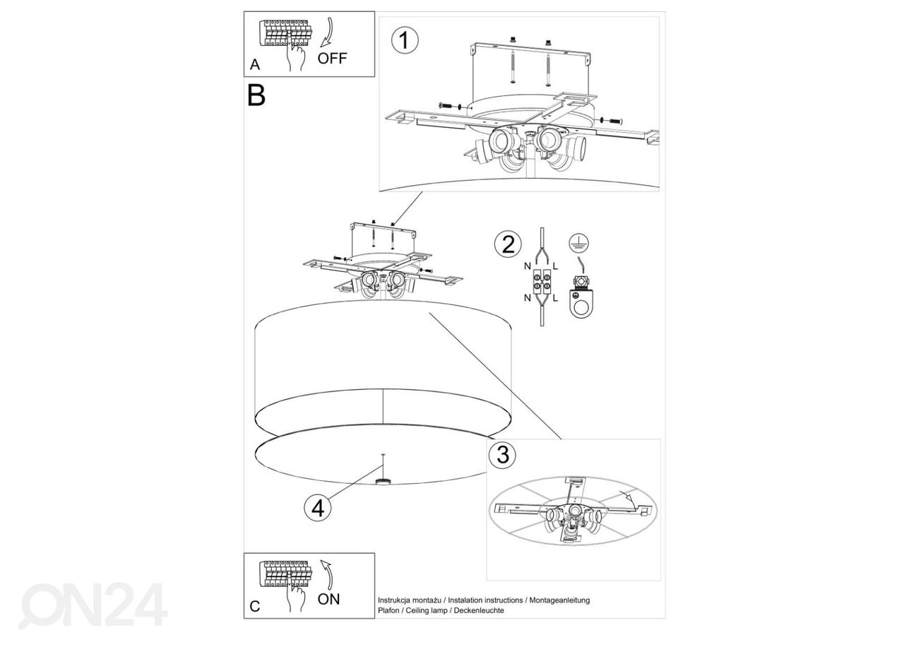 Kattovalaisin Otto 70, musta kuvasuurennos