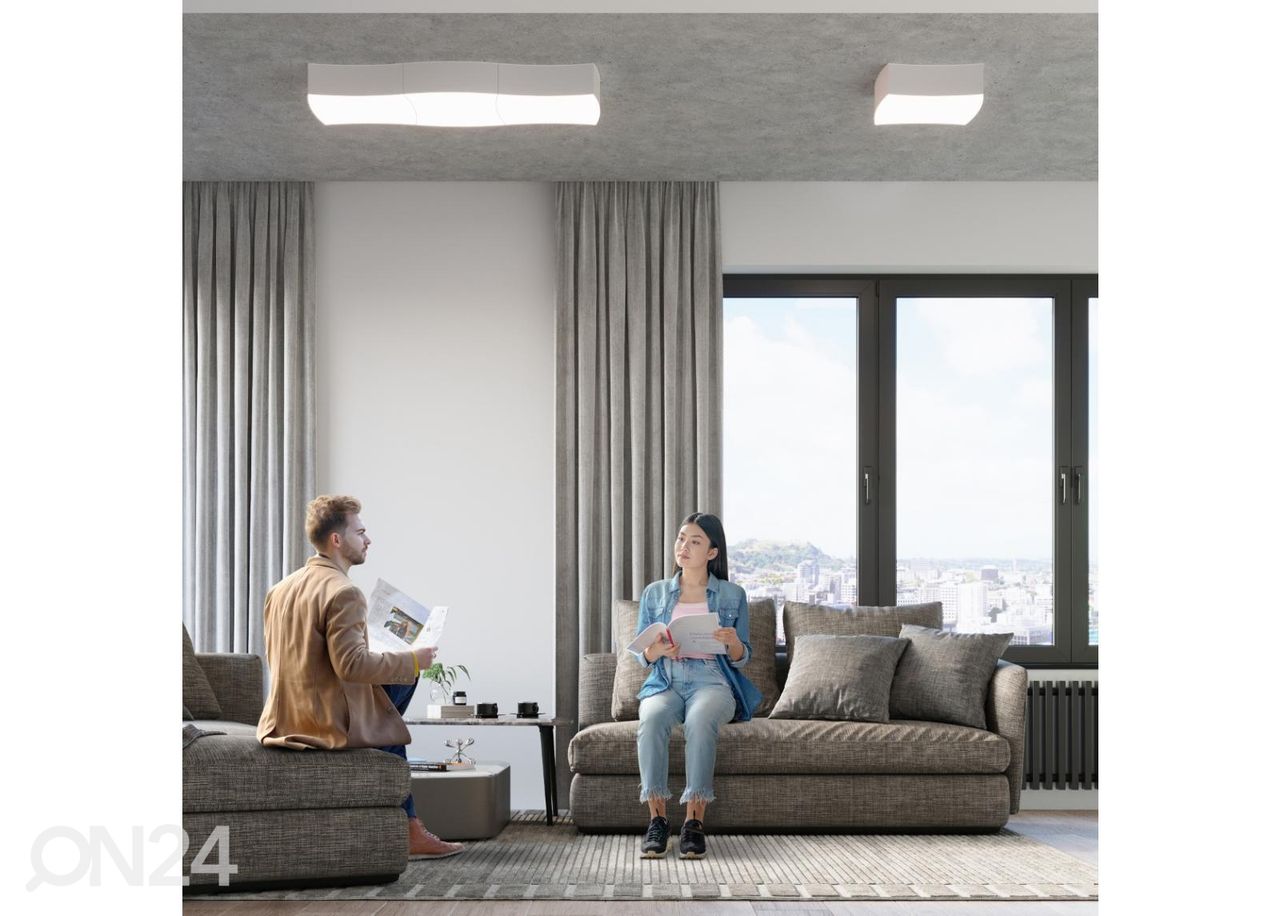 Kattovalaisin Square 1, valkoinen kuvasuurennos