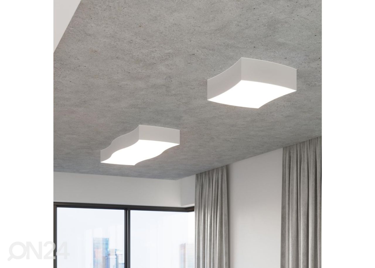 Kattovalaisin Square 1, valkoinen kuvasuurennos