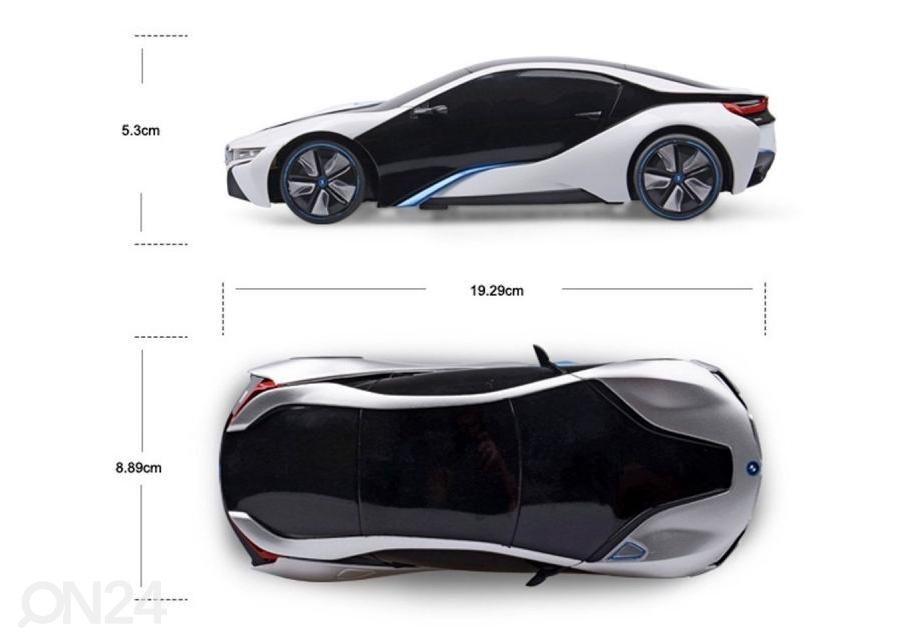 Kauko-ohjattava auto 1:24 BMW i8 RASTAR valkoinen kuvasuurennos