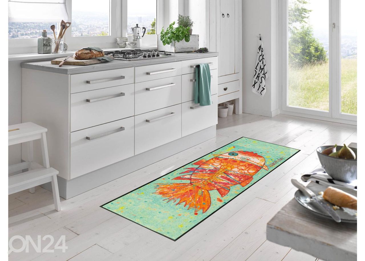 Käytävämatto Funky Fish 60x180 cm kuvasuurennos