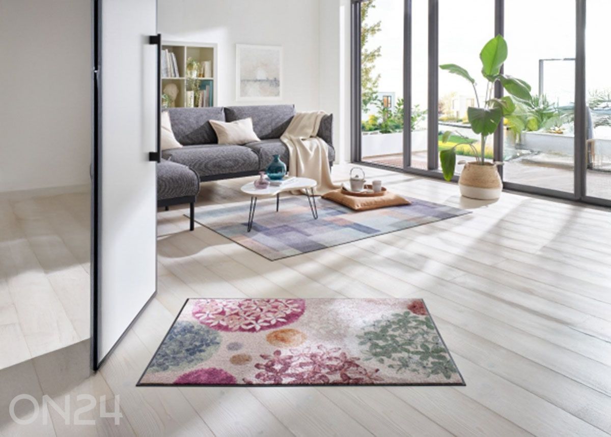 Käytävämatto Hydra Haze, 75x120 cm kuvasuurennos