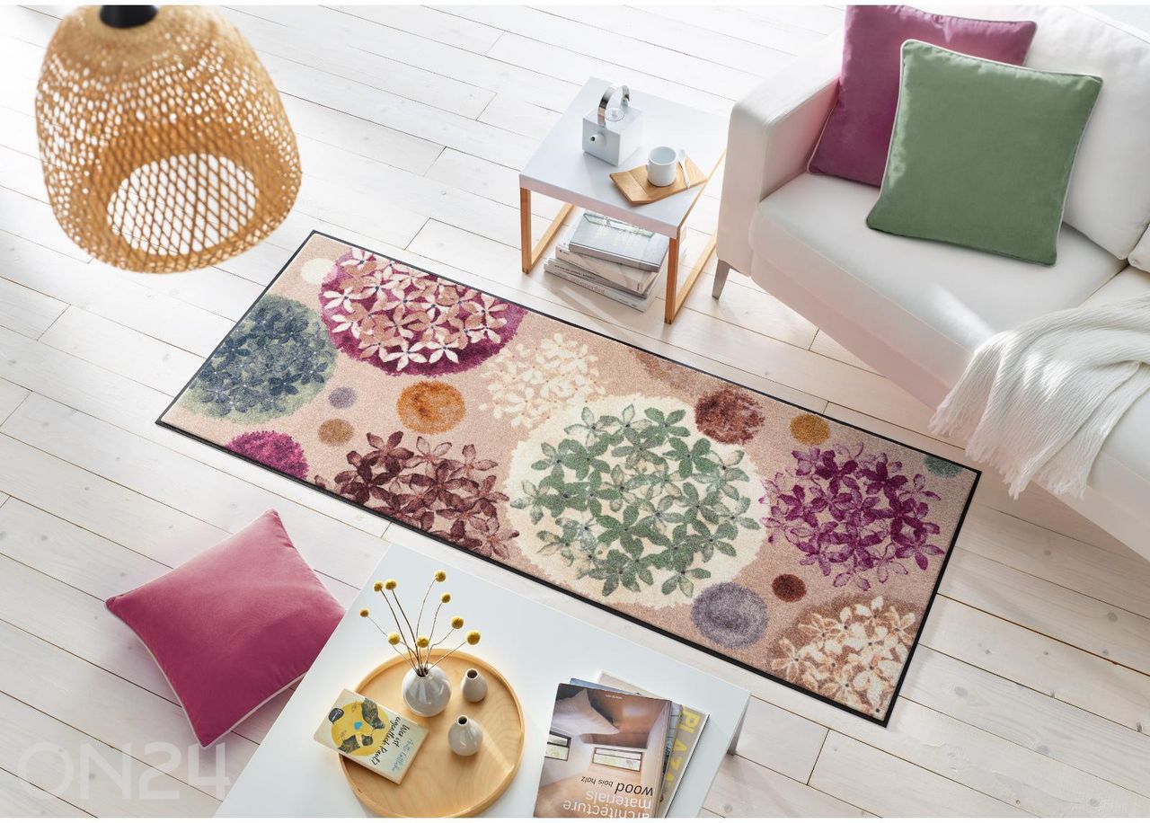 Käytävämatto Hydra Haze, 75x190 cm kuvasuurennos