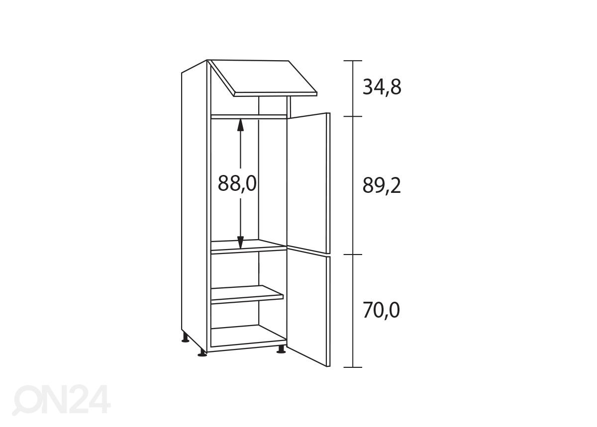 Keittiö Bengt 270 cm kuvasuurennos