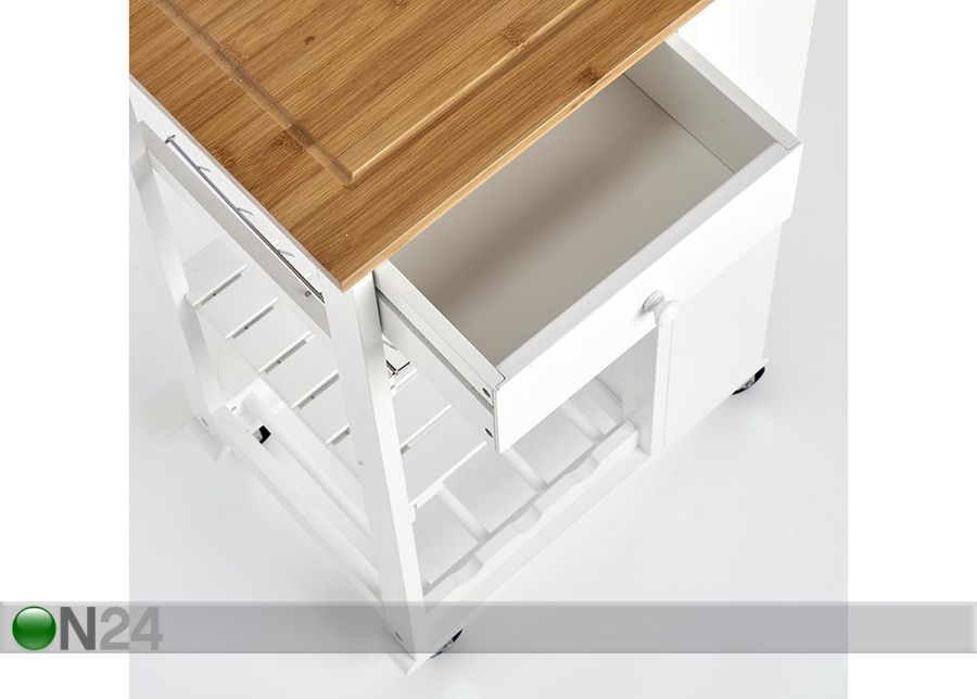 Keittiöhylly pyörillä kuvasuurennos