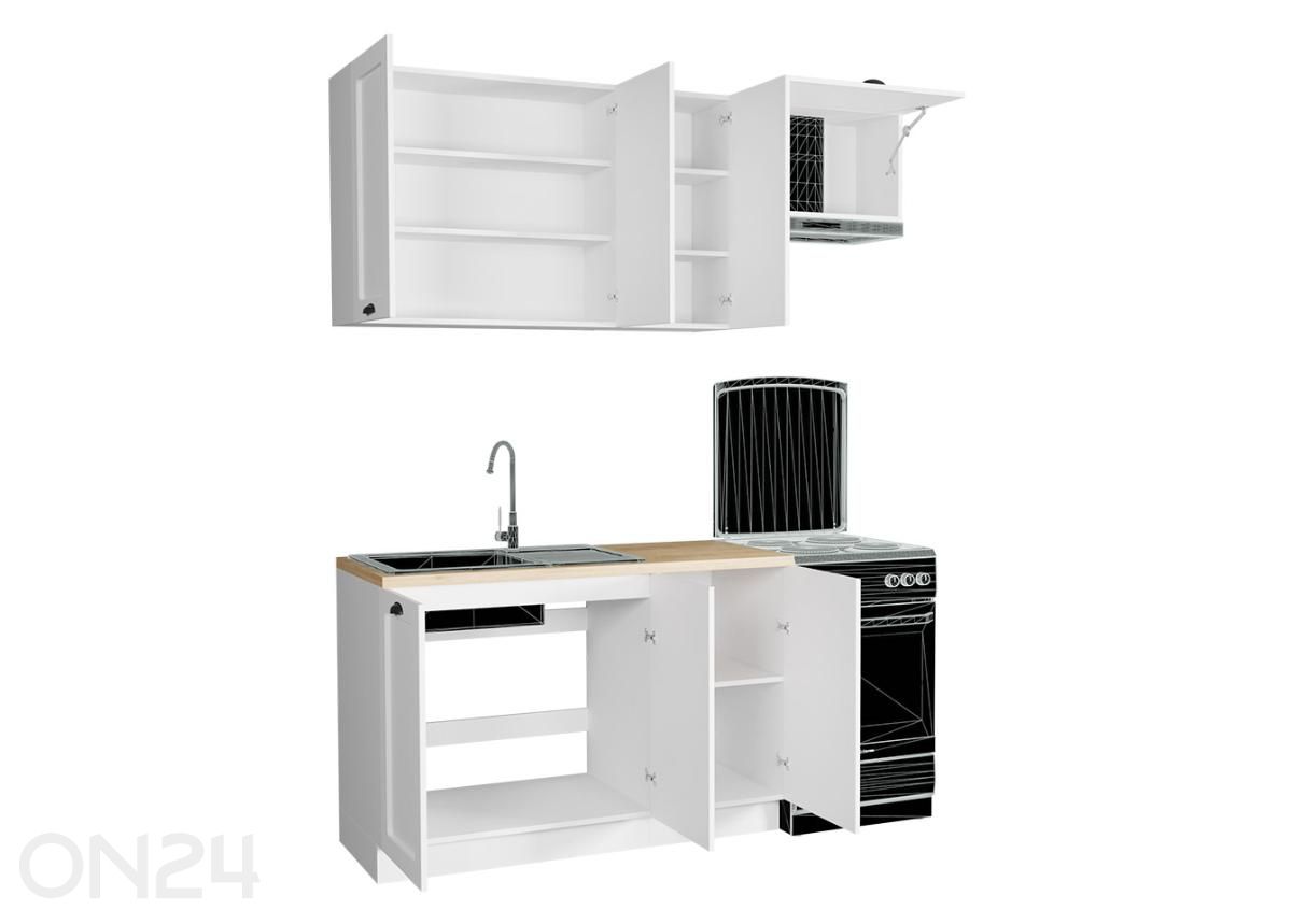 Keittiökalusteet Adeele 180/120 cm + LED kuvasuurennos