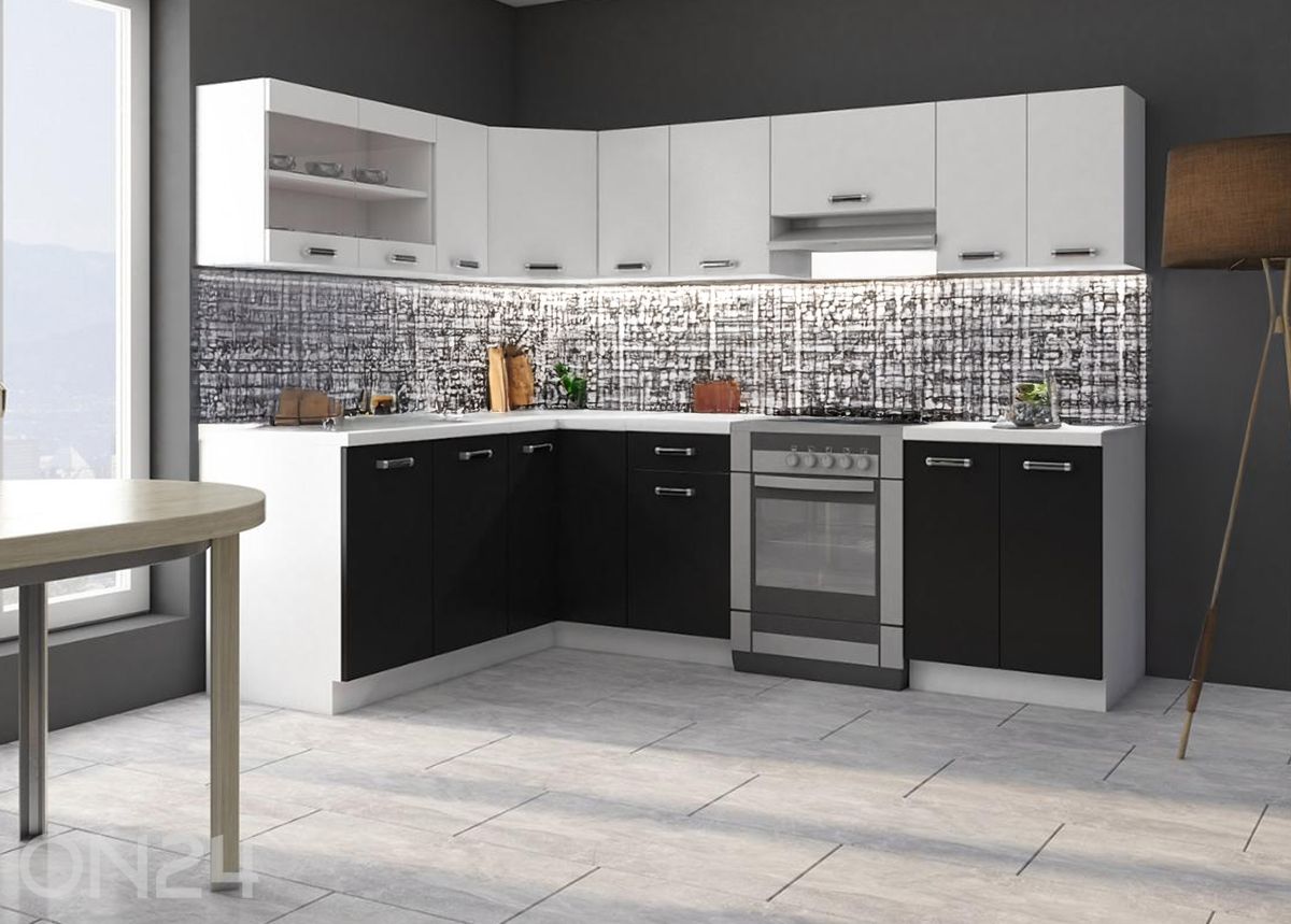 Keittiökalusteet Omega III + LED kuvasuurennos