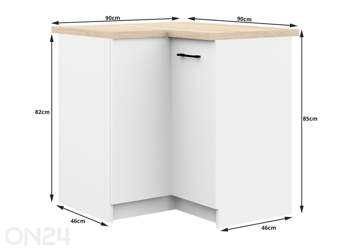 Keittiökalusteet Visby 270/300 cm kuvasuurennos