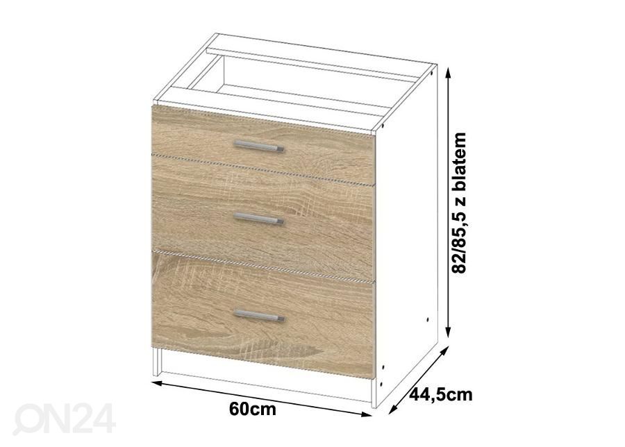 Keittiön alakaappi 60 cm kuvasuurennos