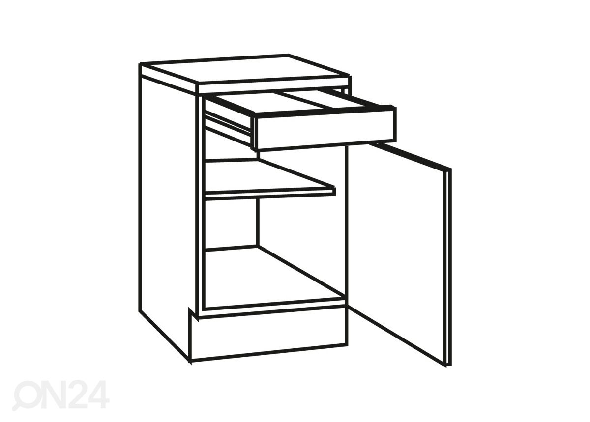 Keittiön alakaappi Dakar 40 cm kuvasuurennos