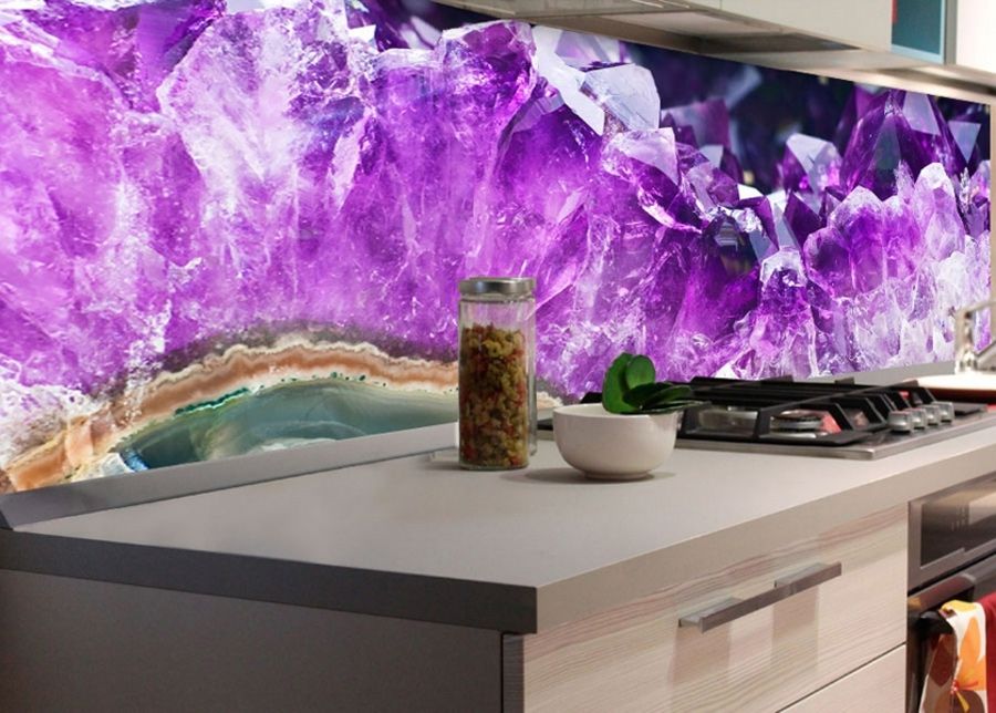 Keittiön välitila Amethyst 350x60 cm kuvasuurennos